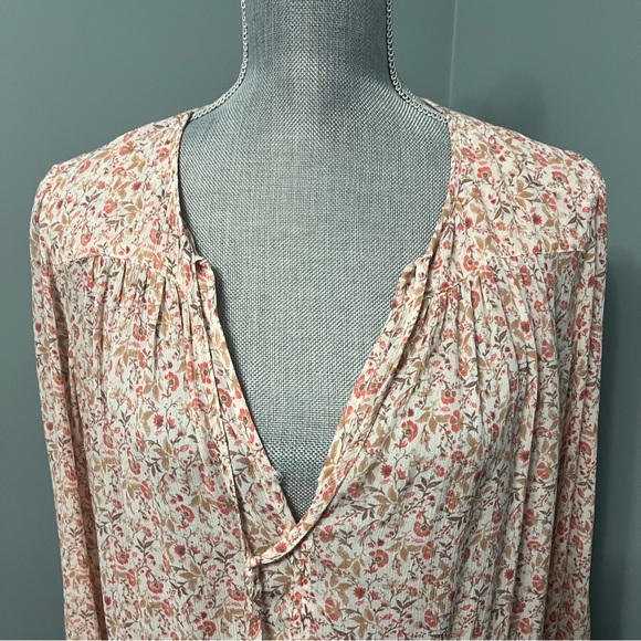 ANTHROPOLOGIE Gentle Fawn floral boho blouse size small forest fairy - Picture 3 of 12